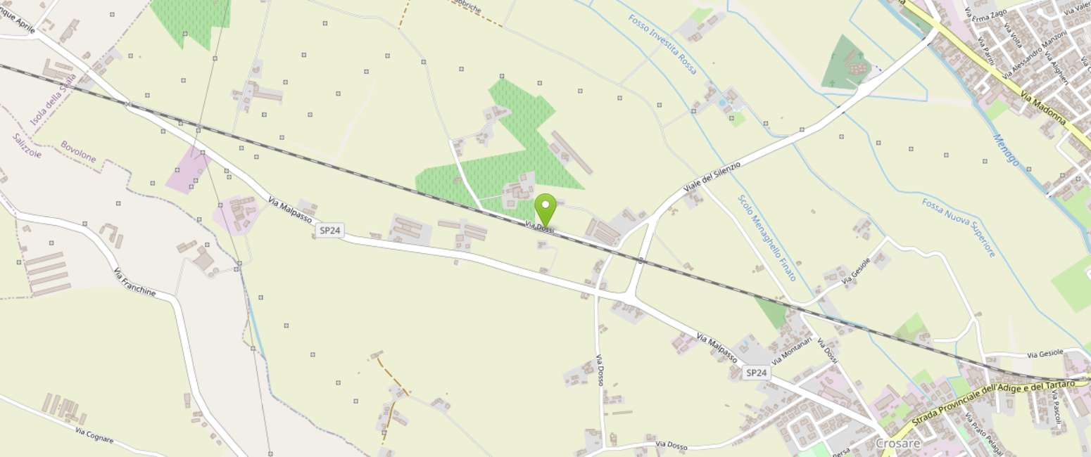 Mappa: Idroair in via Dossi 1 a Bovolone (VR). Apri in Google Maps
