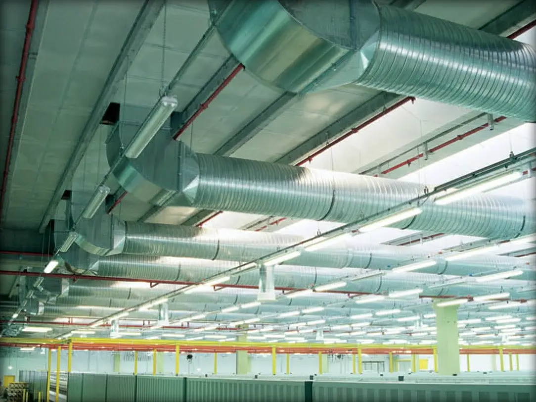 Distribuzione dell’aria in ambiente industriale