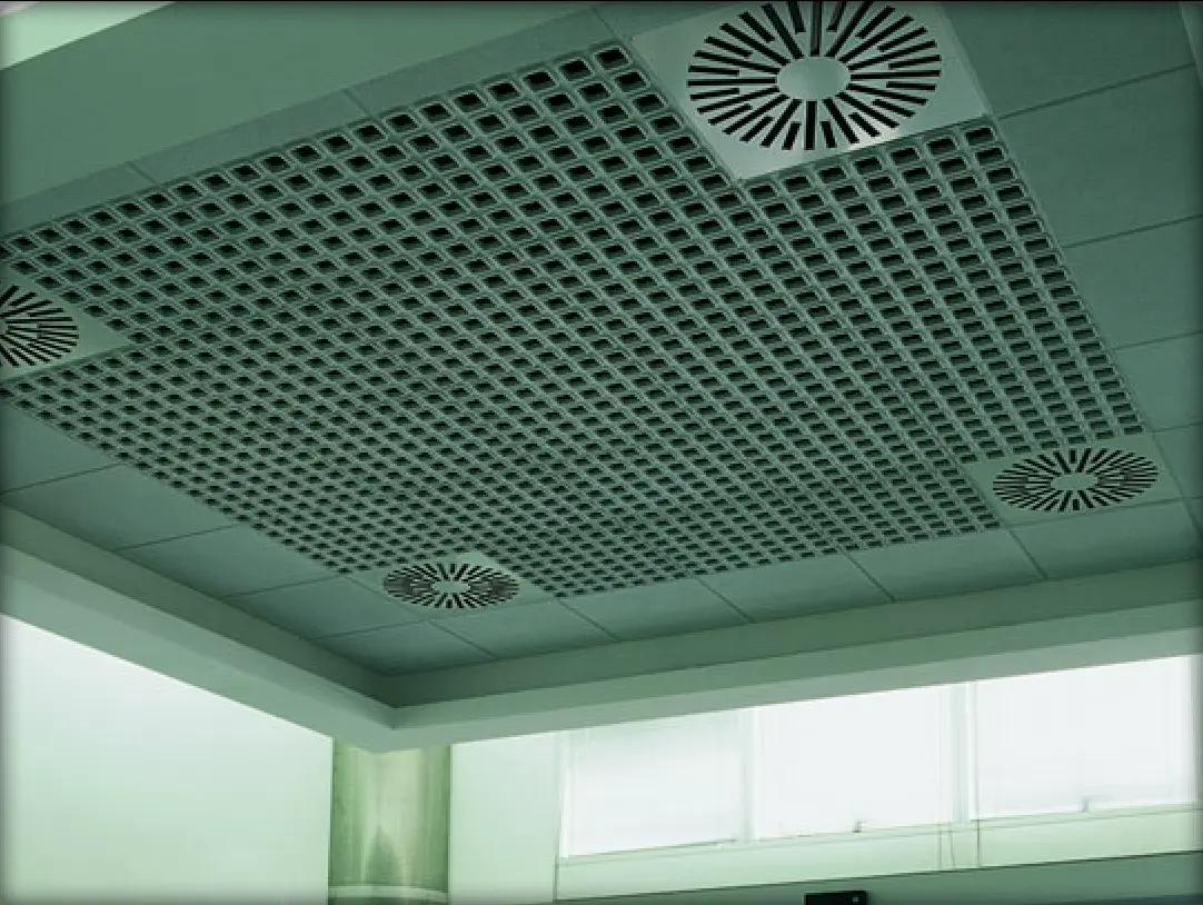 Controsoffitto con diffusori