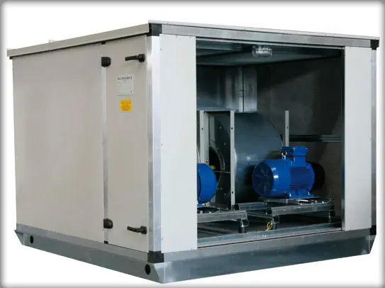 Sezione ventilante con motori