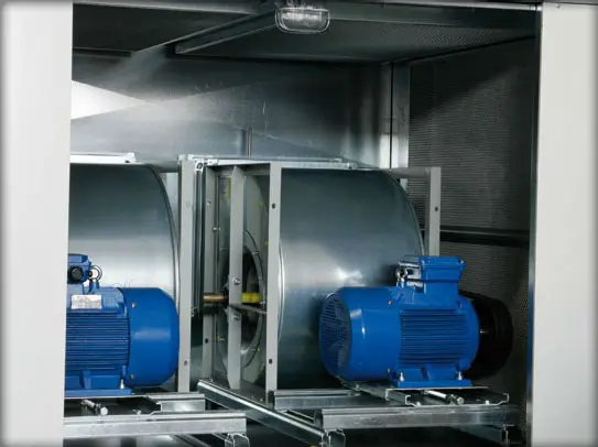 Sezione ventilante doppia